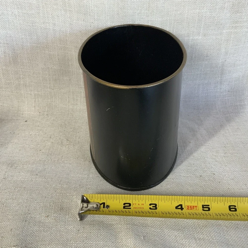 VTG Keller Charles of Philadelphia Owls Metal Desk Trash‎ Can Pen Holder Oval